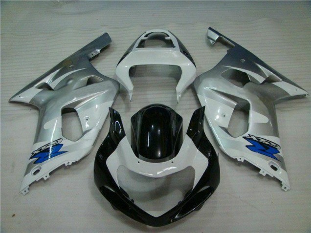 Carénages GSXR 600 / 750 K1 K2 K3 01-03 - Argent Noir