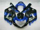 Carénages GSXR 600 / 750 K1 K2 K3 01-03 - Bleu Noir Carénages GSXR 600 / 750 K1 K2 K3 01-03 - Bleu Noir