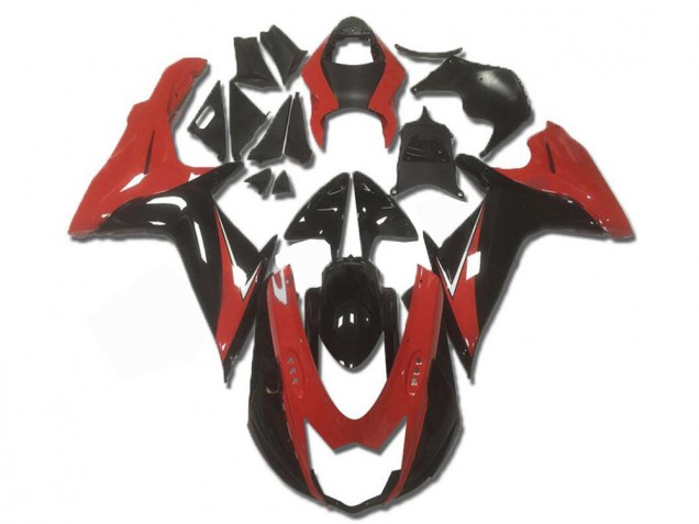 Carénages GSXR 600 / 750 K11 11-24 - Rouge Noir
