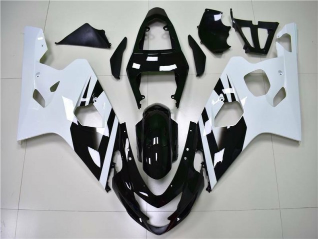 Carénages GSXR 600 / 750 K4 04-05 - Blanc Noir Carénages GSXR 600 / 750 K4 04-05 - Blanc Noir