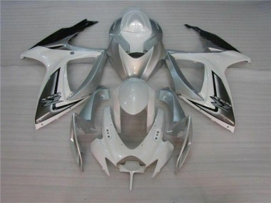 Carénages GSXR 600 / 750 K6 06-07 - Blanc Argent