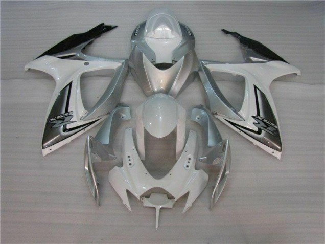 Carénages GSXR 600 / 750 K6 06-07 - Blanc Argent Carénages GSXR 600 / 750 K6 06-07 - Blanc Argent