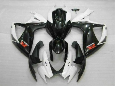 Carénages GSXR 600 / 750 K6 06-07 - Blanc Noir