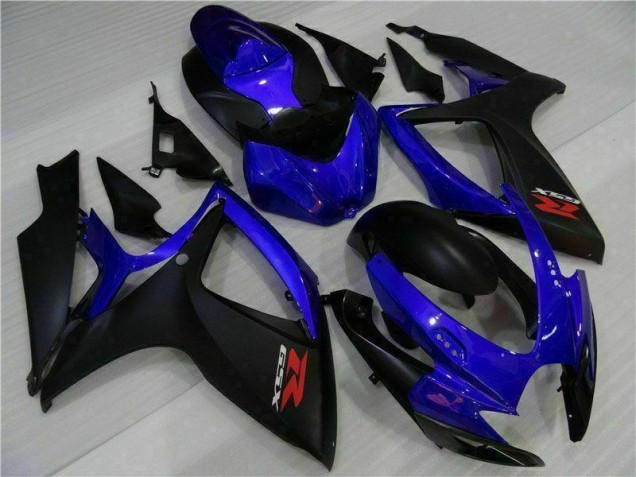 Carénages GSXR 600 / 750 K6 06-07 - Bleu Noir
