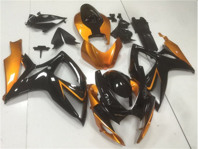Carénages GSXR 600 / 750 K6 06-07 - Noir Orange Carénages GSXR 600 / 750 K6 06-07 - Noir Orange