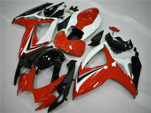 Carénages GSXR 600 / 750 K6 06-07 - Rouge Blanc Carénages GSXR 600 / 750 K6 06-07 - Rouge Blanc