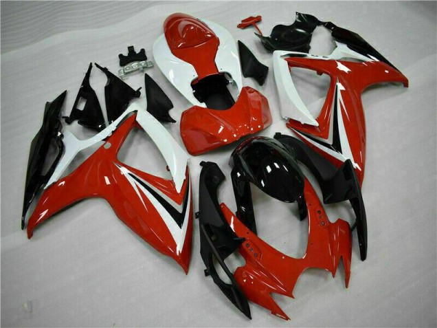 Carénages GSXR 600 / 750 K6 06-07 - Rouge Blanc Carénages GSXR 600 / 750 K6 06-07 - Rouge Blanc