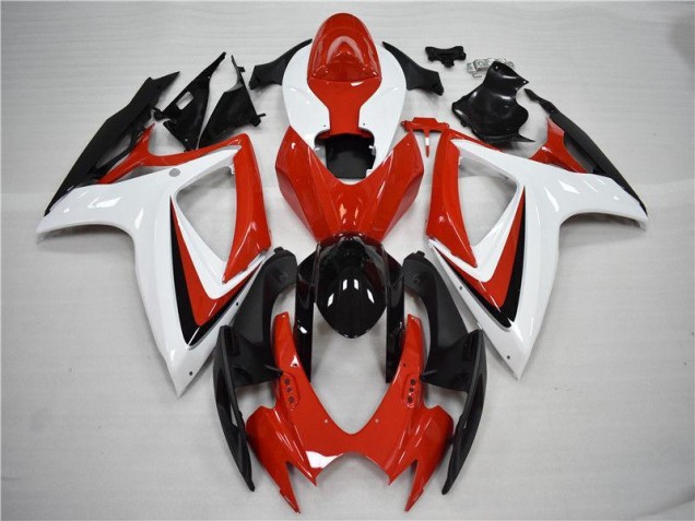 Carénages GSXR 600 / 750 K6 06-07 - Rouge Noir Carénages GSXR 600 / 750 K6 06-07 - Rouge Noir