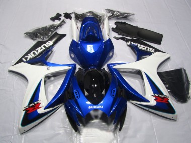 Carénages GSXR 600 K6 06-07 - Bleu Blanc