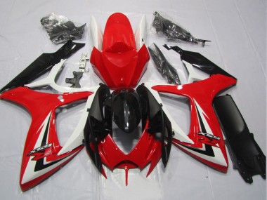 Carénages GSXR 600 K6 06-07 - Noir Rouge