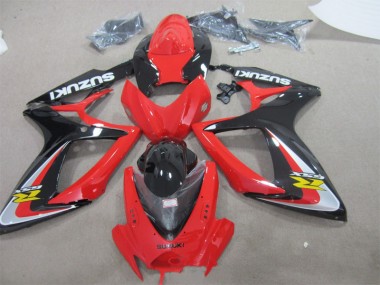 Carénages GSXR 600 K6 06-07 - Rouge Noir