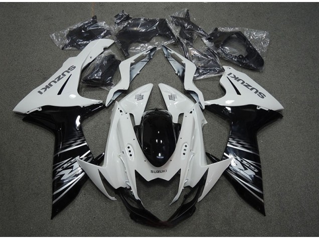 Carénages GSXR 750 K11 11-24 - Blanc Noir Carénages GSXR 750 K11 11-24 - Blanc Noir