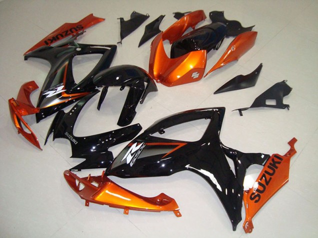 Carénages GSXR 750 K6 06-07 - Noir Orange Carénages GSXR 750 K6 06-07 - Noir Orange