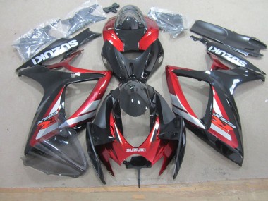 Carénages GSXR 750 K6 06-07 - Noir Rouge