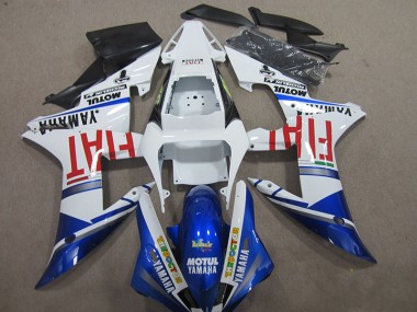 Carénages R1 04-06 - Bleu Blanc Motul Fiat