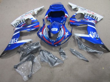 Carénages R6 03-05 - Bleu Blanc Motul Fiat