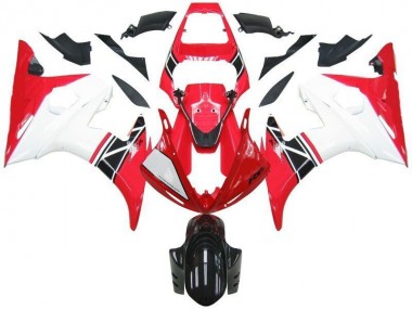 Carénages R6 03-05 - Rouge Blanc Noir