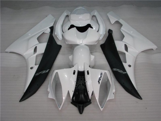Carénages R6 06-07 - Blanc Noir