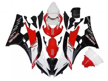 Carénages R6 06-07 - Blanc Rouge Noir