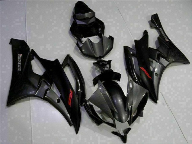 Carénages R6 06-07 - Gris Noir