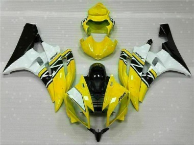 Carénages R6 06-07 - Jaune Blanc Noir
