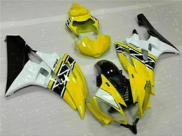 Carénages R6 06-07 - Jaune Blanc Noir Carénages R6 06-07 - Jaune Blanc Noir