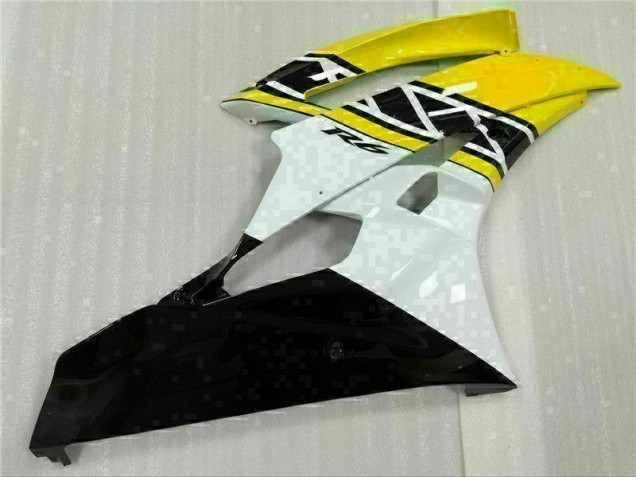 Carénages R6 06-07 - Jaune Blanc Noir Carénages R6 06-07 - Jaune Blanc Noir