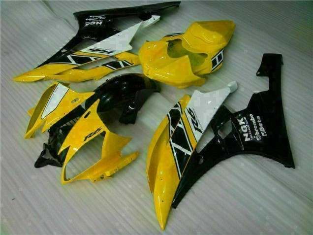 Carénages R6 06-07 - Jaune Noir