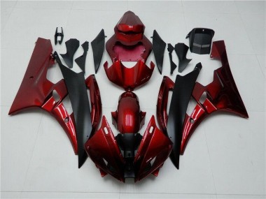 Carénages R6 06-07 - Rouge Noir