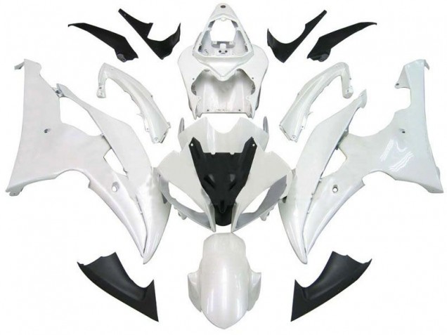 Carénages R6 08-16 - Blanc Nacré Carénages R6 08-16 - Blanc Nacré