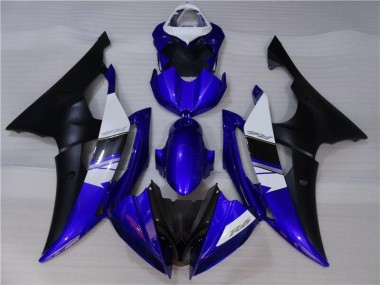 Carénages R6 08-16 - Bleu Noir