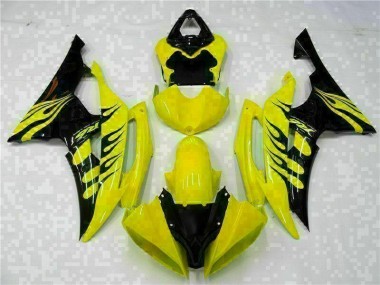 Carénages R6 08-16 - Jaune Noir