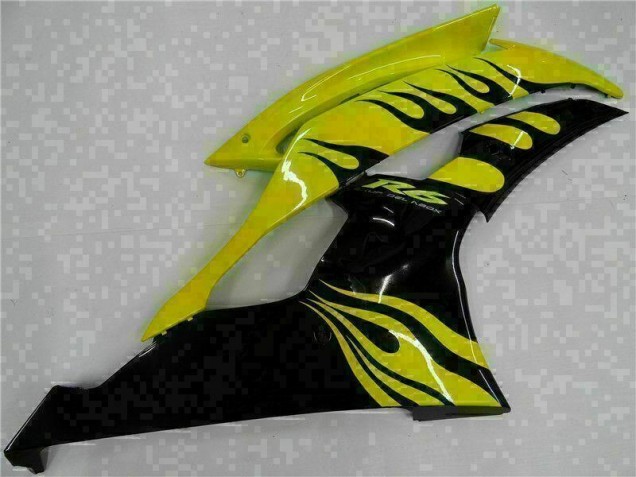 Carénages R6 08-16 - Jaune Noir Carénages R6 08-16 - Jaune Noir