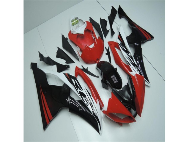 Carénages R6 08-16 - Rouge Blanc