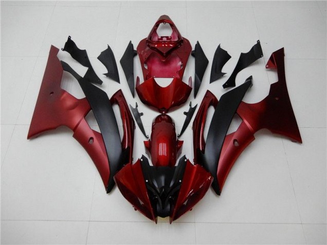 Carénages R6 08-16 - Rouge Noir