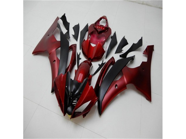 Carénages R6 08-16 - Rouge Noir
