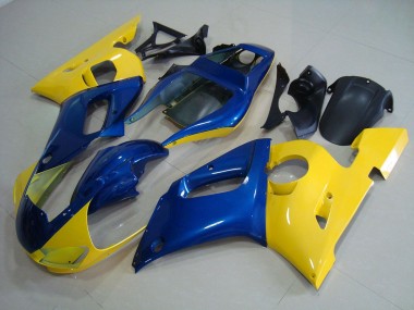 Carénages R6 98-02 - Jaune Bleu