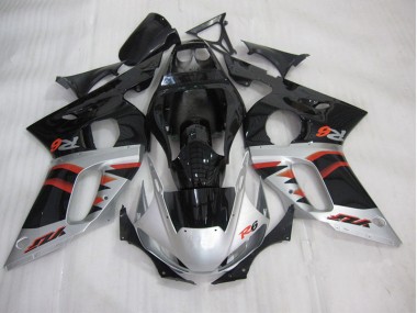 Carénages R6 98-02 - Noir Argent