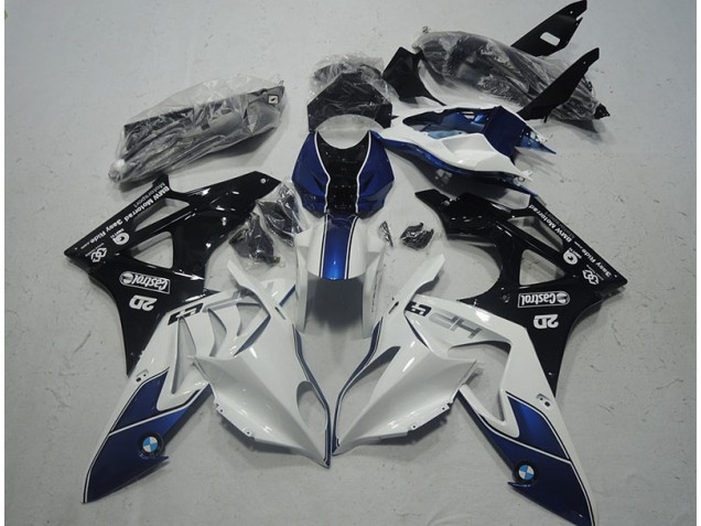 Carénages S1000RR 09-14 - Blanc Bleu Carénages S1000RR 09-14 - Blanc Bleu