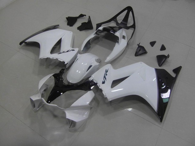 Carénages VFR 800 02-13 - Blanc Noir Carénages VFR 800 02-13 - Blanc Noir