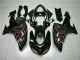 Carénages ZX10R 06-07 - Noir Rouge Flamme