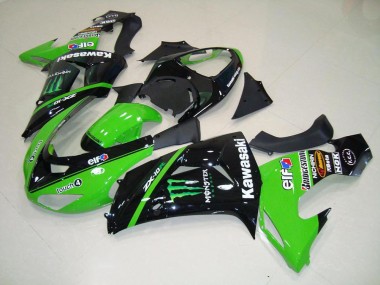 Carénages ZX10R 06-07 - Vert Monster