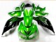 Carénages ZX14R ZZR 1400 12-21 - Noir Vert