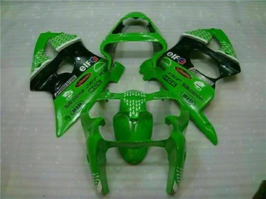 Carénages ZX6R 00-02 - Vert Noir