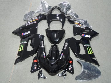 Carénages ZX6R 05-06 - 3M Touch4 Monster Noir