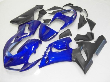 Carénages ZX6R 05-06 - Bleu Noir