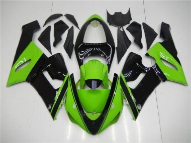 Carénages ZX6R 05-06 - Vert Noir