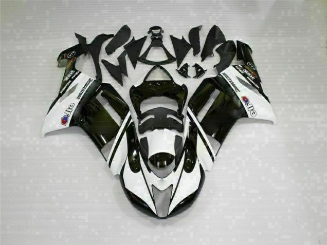 Carénages ZX6R 07-08 - Noir Blanc Carénages ZX6R 07-08 - Noir Blanc