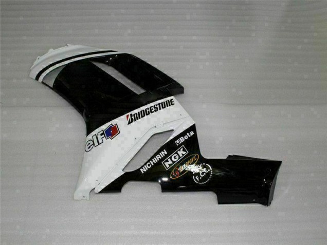 Carénages ZX6R 07-08 - Noir Blanc Carénages ZX6R 07-08 - Noir Blanc