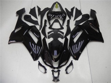Carénages ZX6R 07-08 - Noir Brillant
